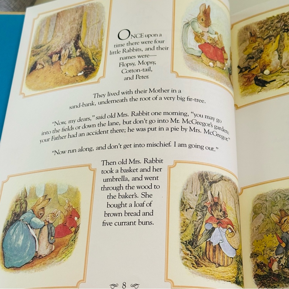 A Child's Treasury of Beatrix Potter Hardcover Book - Picture 7 of 12